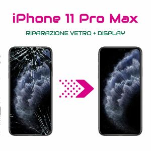 Riparazione vetro display iPhone 11 Pro Max Palermo