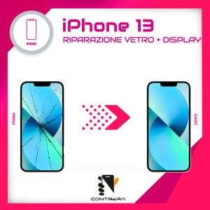 Riparazione vetro display iPhone 13 Palermo
