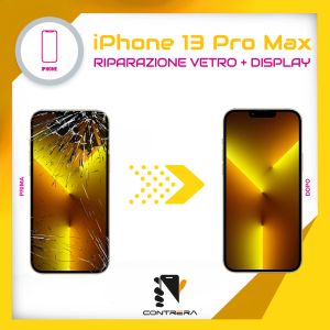Riparazione vetro display iPhone 13 Pro Max Palermo