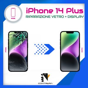 Riparazione vetro display iPhone 14 Plus Palermo