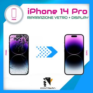 Riparazione vetro display iPhone 14 Pro Palermo