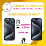 riparazione vetro iphone15 Pro Max