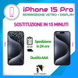 riparazione vetro iphone15 Pro