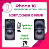 riparazione vetro iphone16