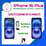 riparazione vetro iphone16 Plus