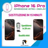riparazione vetro iphone16 Pro